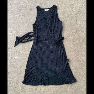 LOFT Polka Dot Wrap Dress